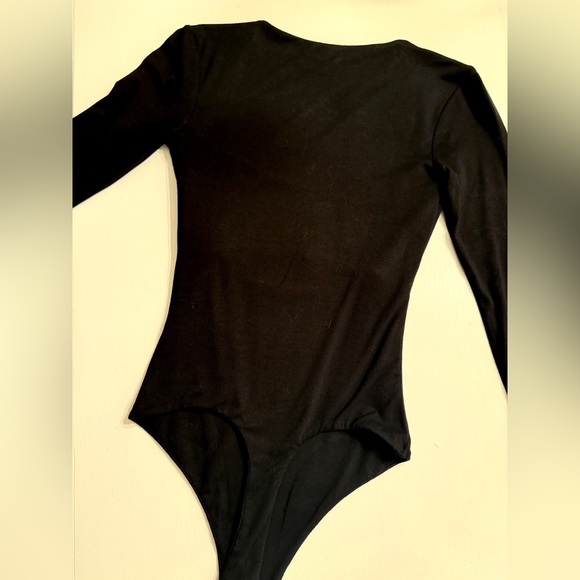 AFRM Black Cutout Long Sleeve Vail Bodysuit - Picture 10 of 10